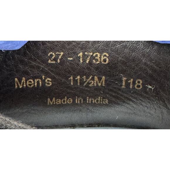 Johnston & Murphy Cap Toe Suede Leather Brown Mens 11.5 Shoes main image 6